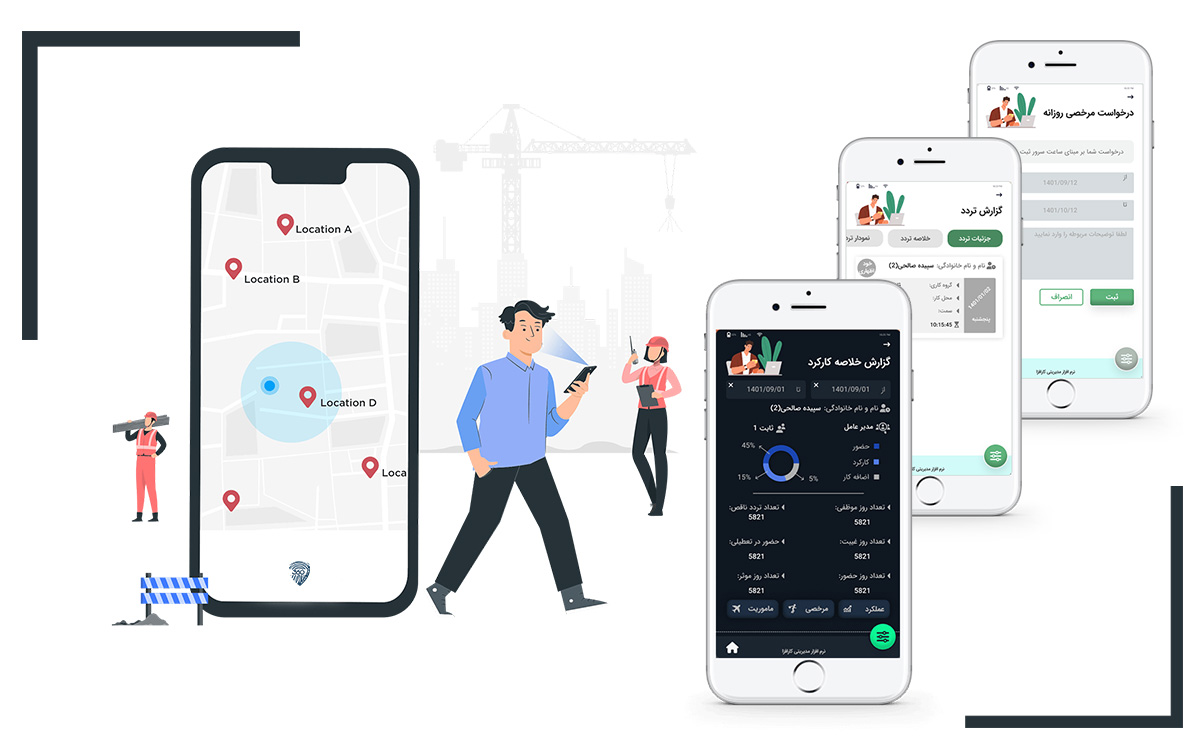 اپلیکیشن حضور و غیاب آنلاین نانوتایم 360